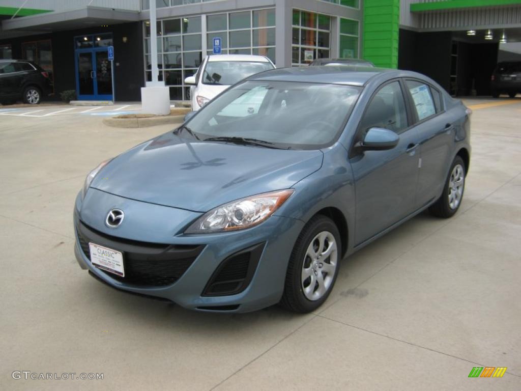 Gunmetal Blue Mica 2011 Mazda MAZDA3 i Sport 4 Door Exterior Photo #45706522