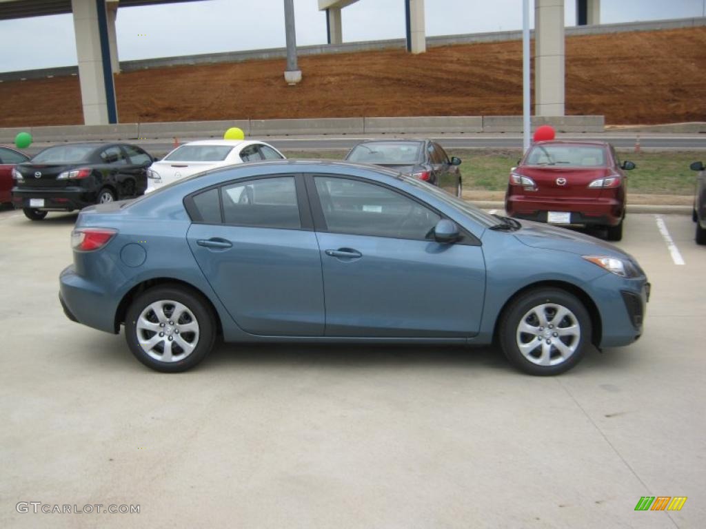 Gunmetal Blue Mica 2011 Mazda MAZDA3 i Sport 4 Door Exterior Photo #45706550