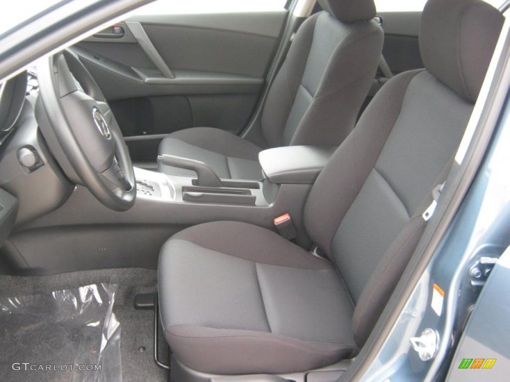 Black Interior 2011 Mazda MAZDA3 i Sport 4 Door Photo #45706694