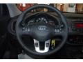 Black 2011 Kia Sportage EX AWD Steering Wheel