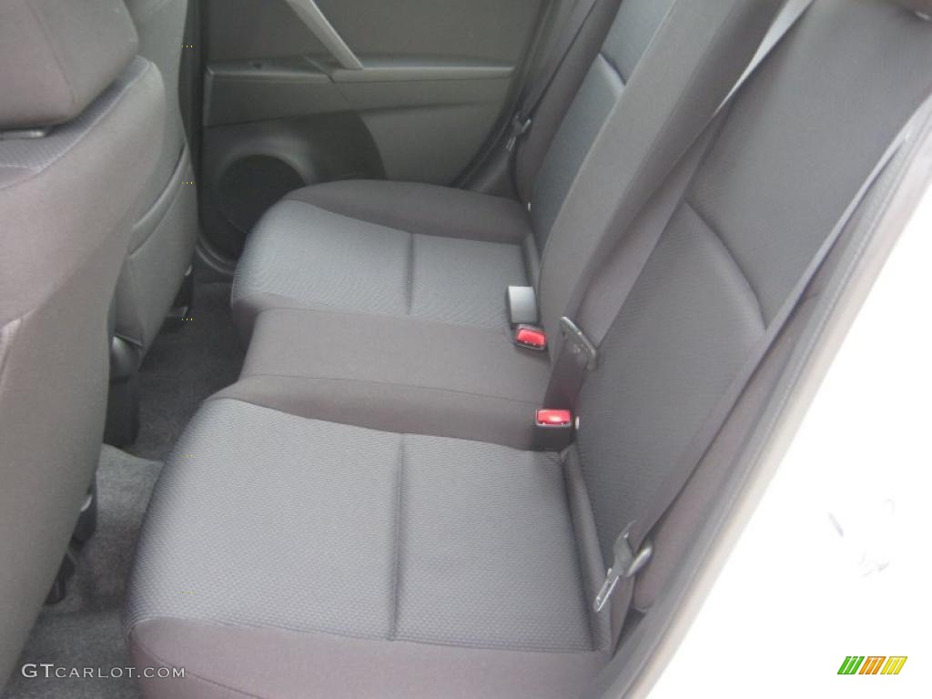 Black Interior 2011 Mazda MAZDA3 i Sport 4 Door Photo #45706870