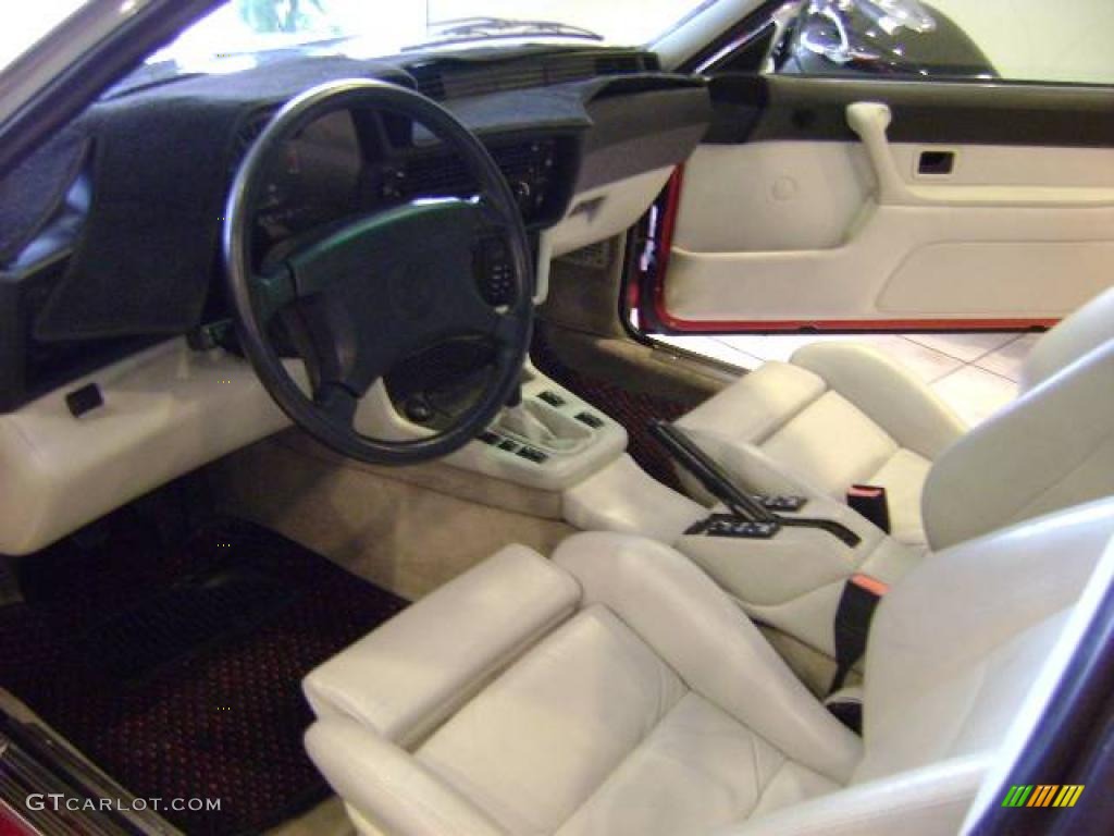 1988 M6 Coupe - Cinnabar Red / Ivory photo #7