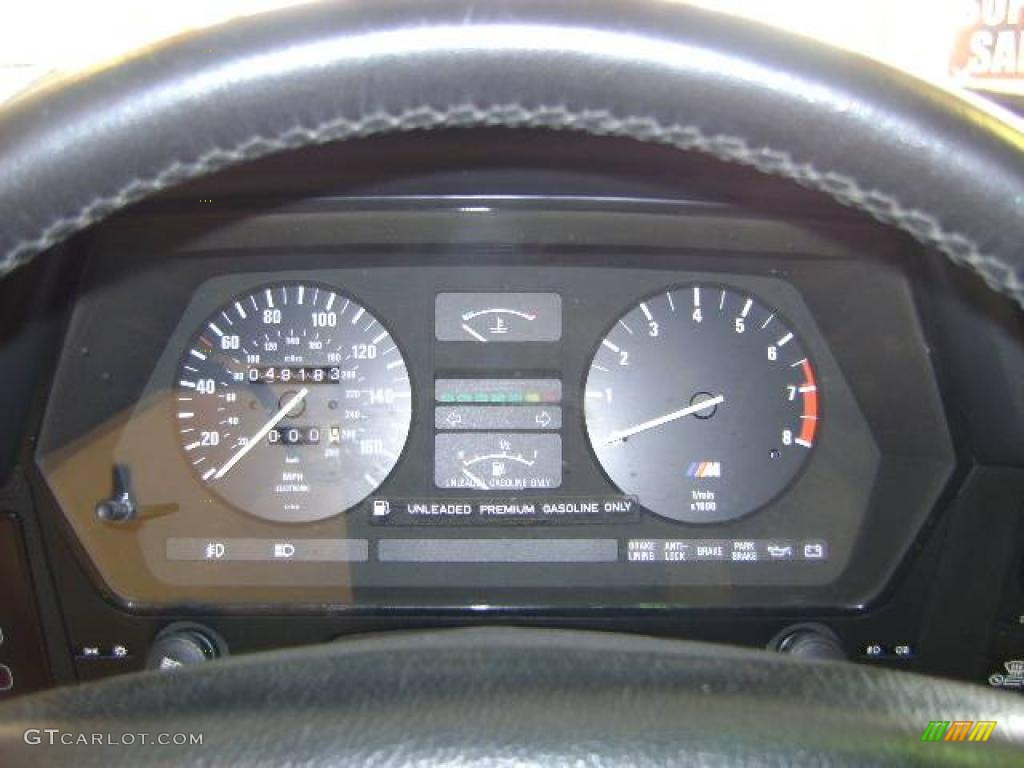 1988 M6 Coupe - Cinnabar Red / Ivory photo #11