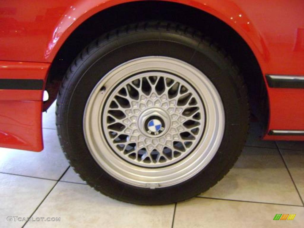 1988 M6 Coupe - Cinnabar Red / Ivory photo #14