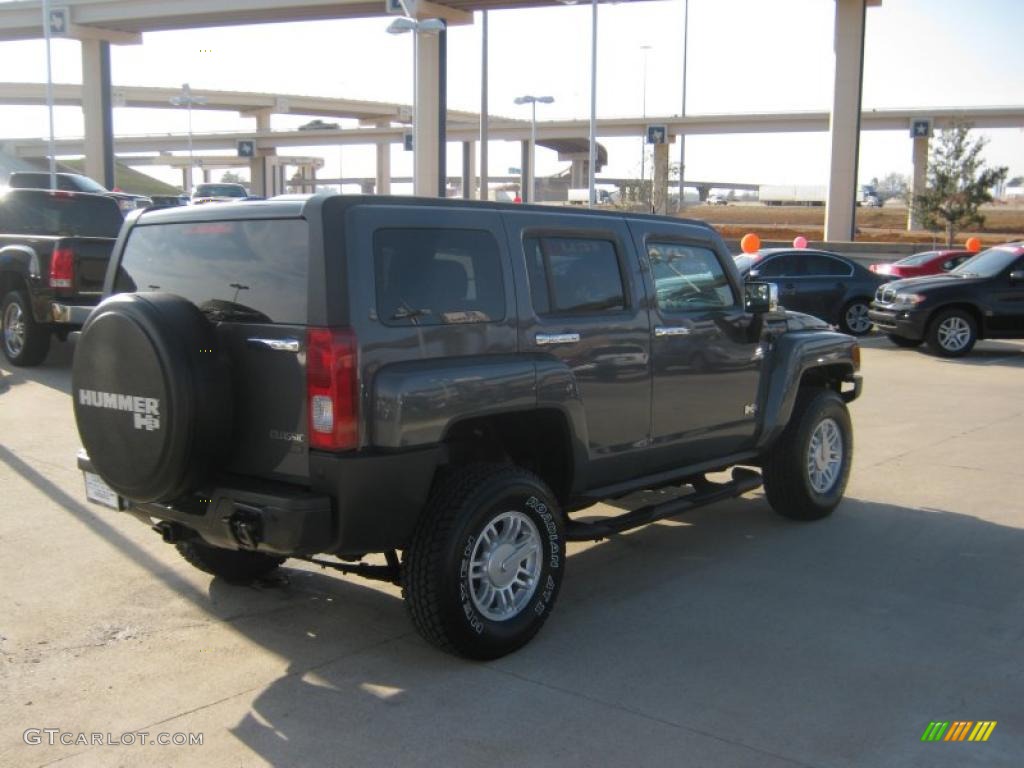 Graphite Metallic 2008 Hummer H3 Standard H3 Model Exterior Photo #45707670