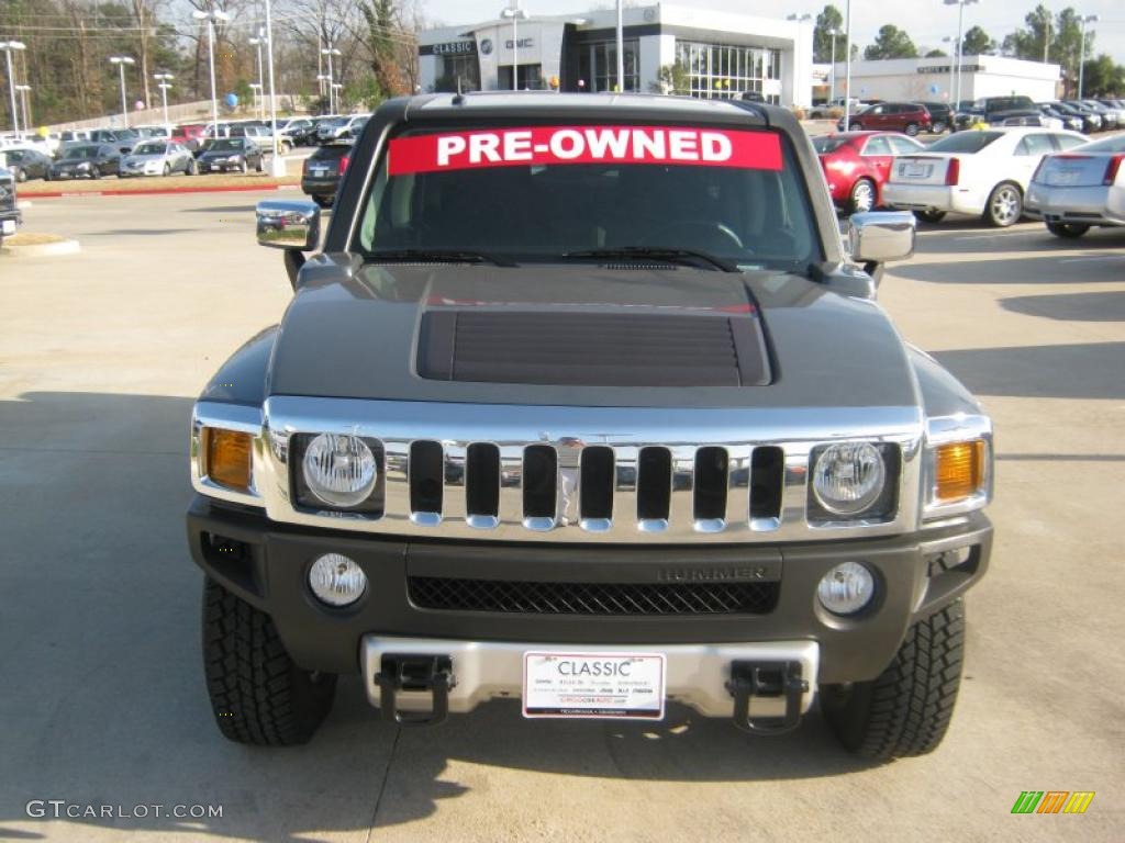 Graphite Metallic 2008 Hummer H3 Standard H3 Model Exterior Photo #45707694