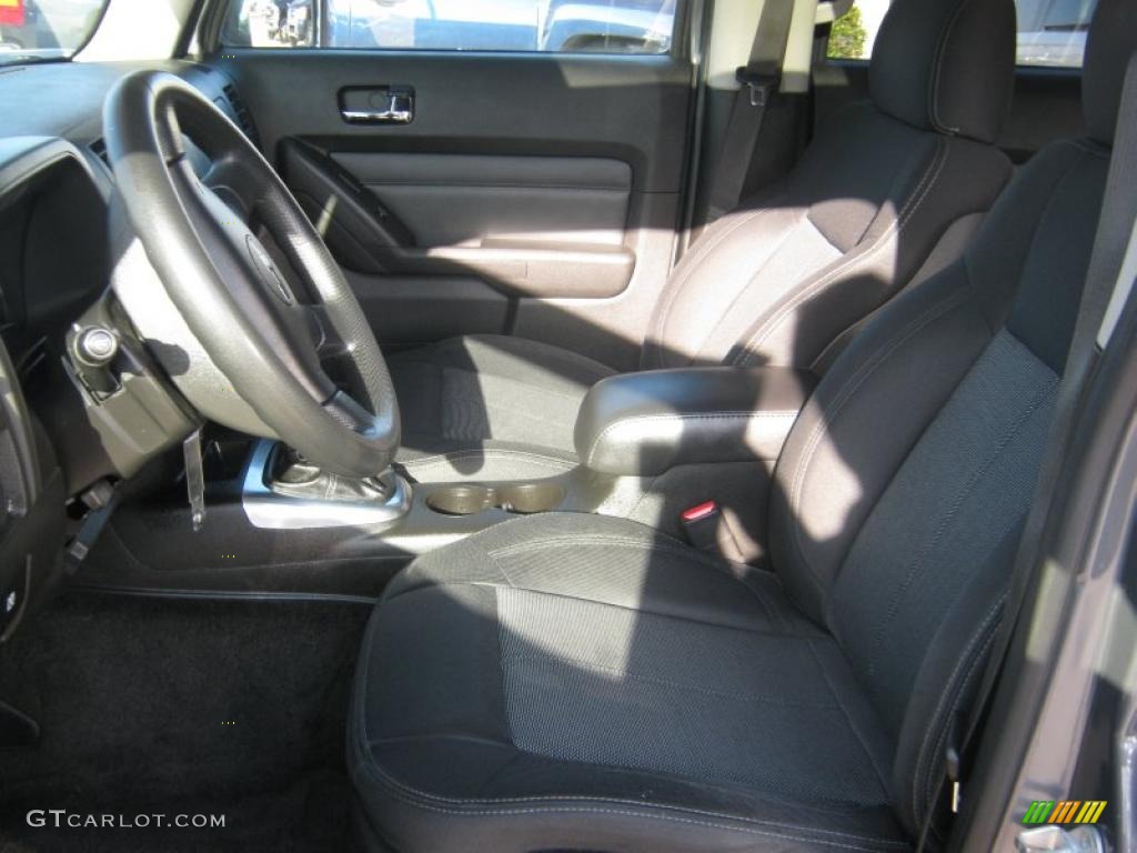 Ebony Black Interior 2008 Hummer H3 Standard H3 Model Photo #45707722