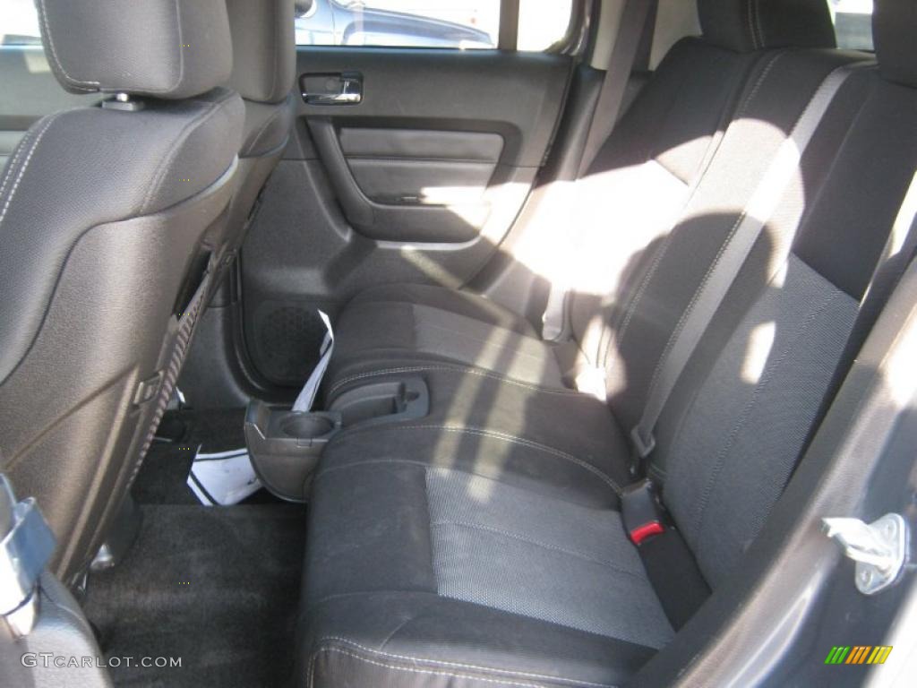 Ebony Black Interior 2008 Hummer H3 Standard H3 Model Photo #45707730