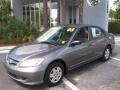 2005 Magnesium Metallic Honda Civic Value Package Sedan  photo #20