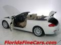 2005 Alpine White BMW 6 Series 645i Convertible  photo #7