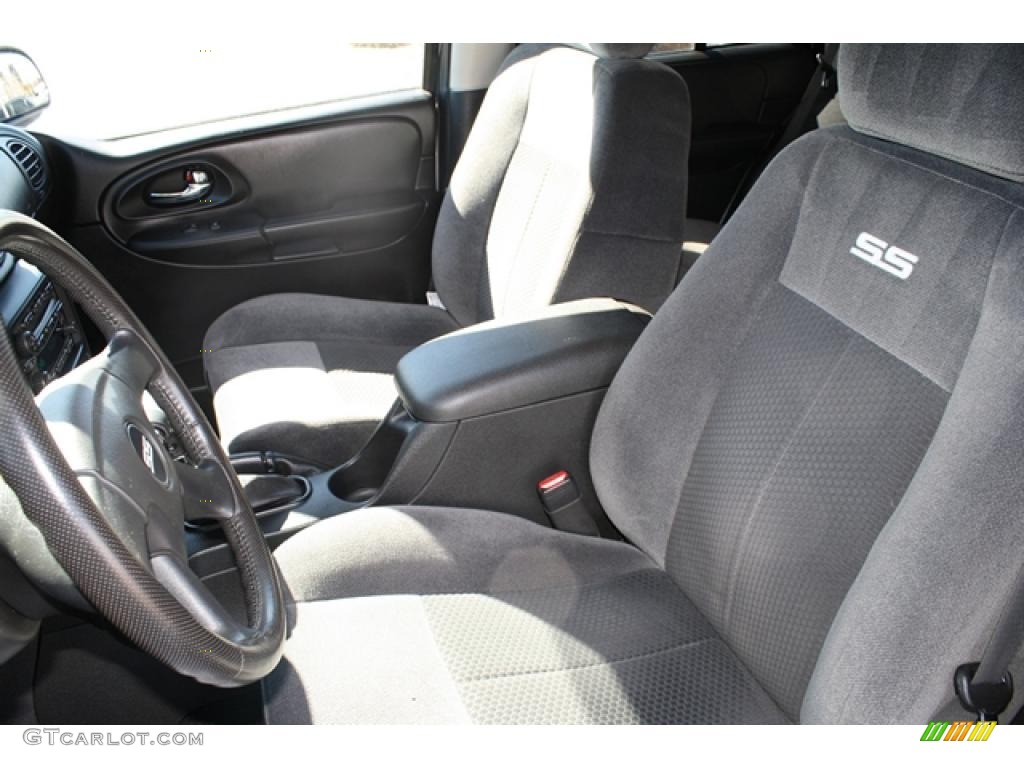 Ebony Interior 2007 Chevrolet TrailBlazer SS 4x4 Photo #45708726