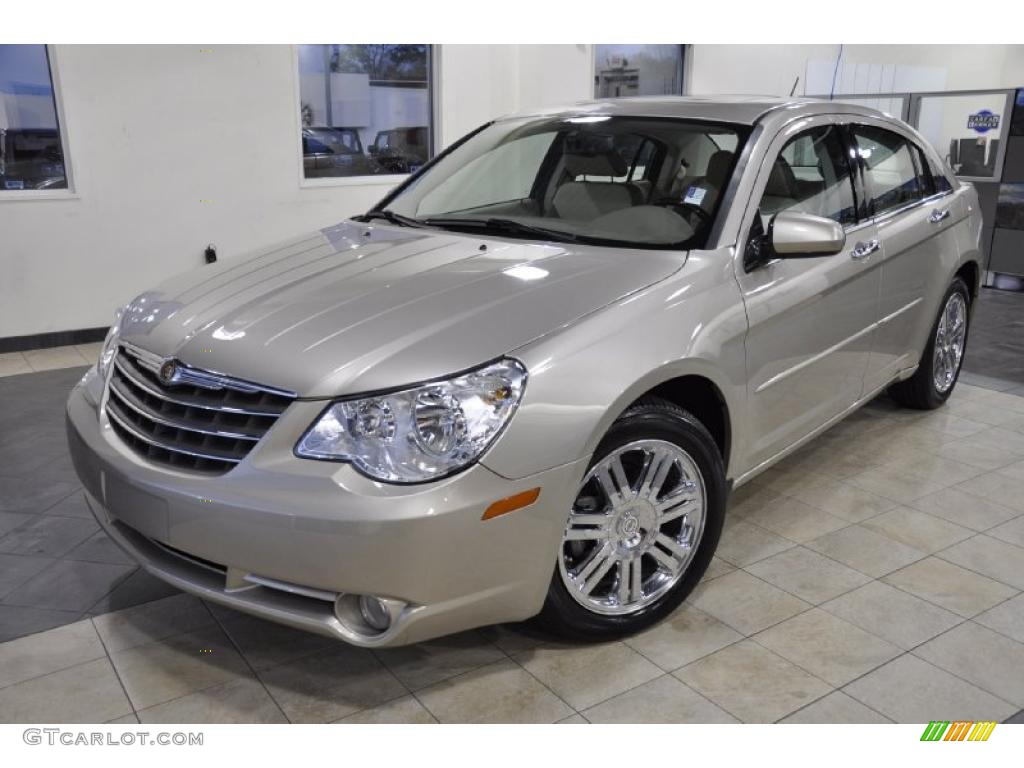 Light Sandstone Metallic 2008 Chrysler Sebring Limited Sedan Exterior Photo #45710190