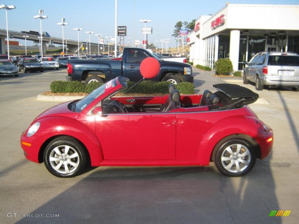 Salsa Red 2008 Volkswagen New Beetle S Convertible Exterior Photo #45710454