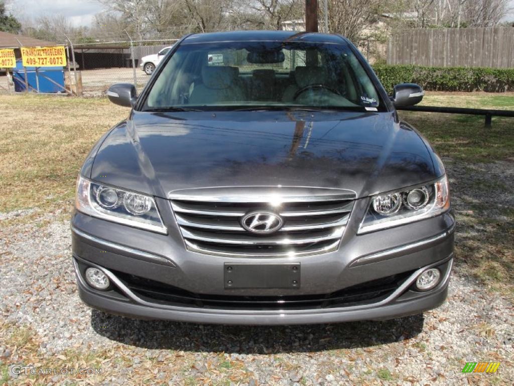 2011 Azera Limited - Smoke Gray Metallic / Gray photo #8