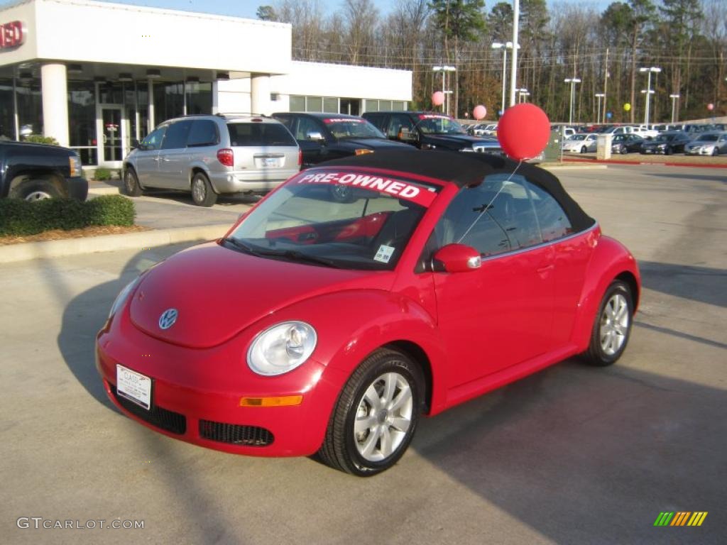 Salsa Red 2008 Volkswagen New Beetle S Convertible Exterior Photo #45710770