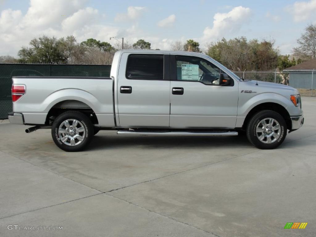 Ingot Silver Metallic 2011 Ford F150 XLT SuperCrew Exterior Photo #45712458