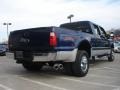 2008 Dark Blue Pearl Metallic Ford F350 Super Duty Lariat Crew Cab 4x4 Dually  photo #3