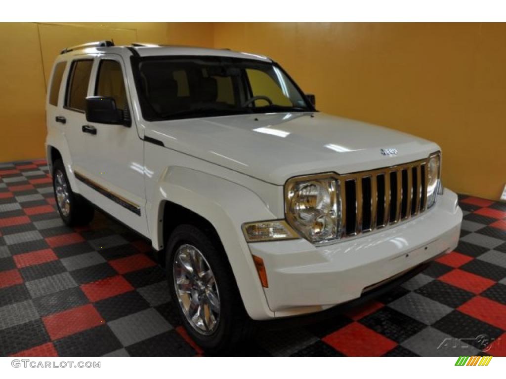 2008 Liberty Limited 4x4 - Stone White / Pastel Pebble Beige photo #1