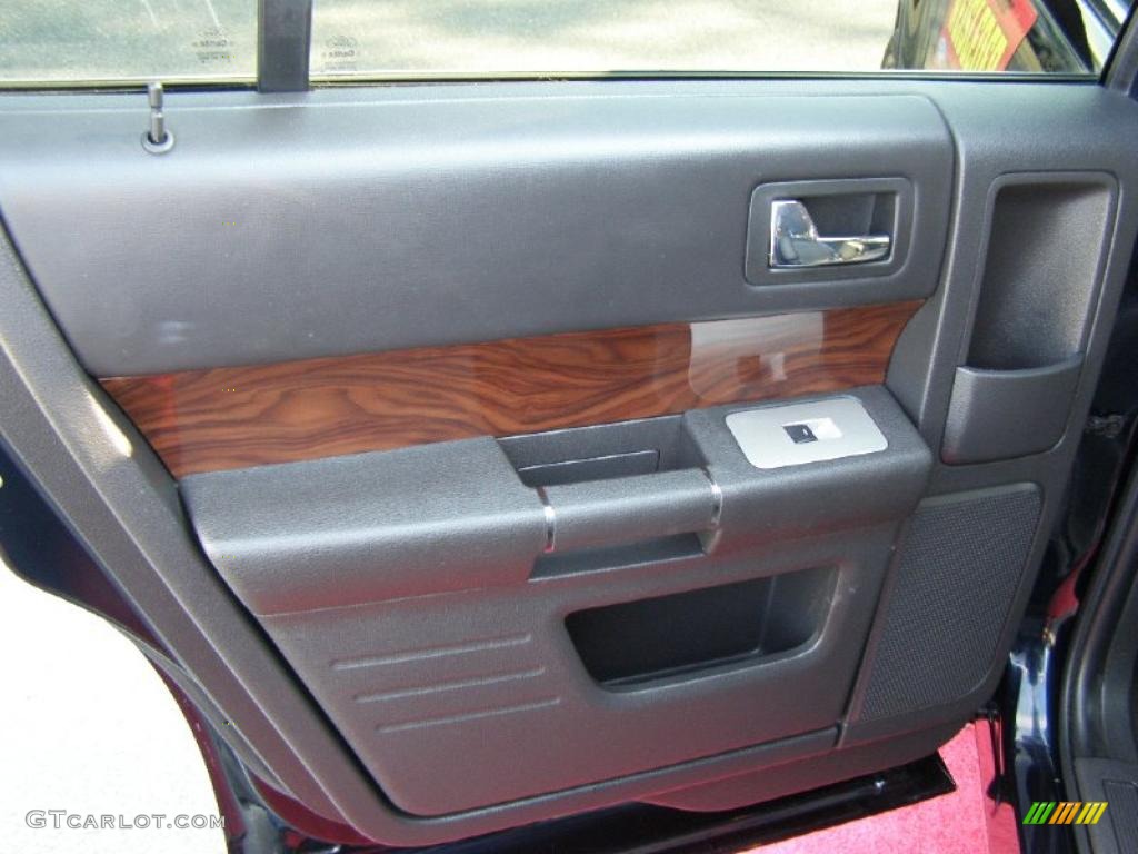 2010 Ford Flex SEL Charcoal Black Door Panel Photo #45717470