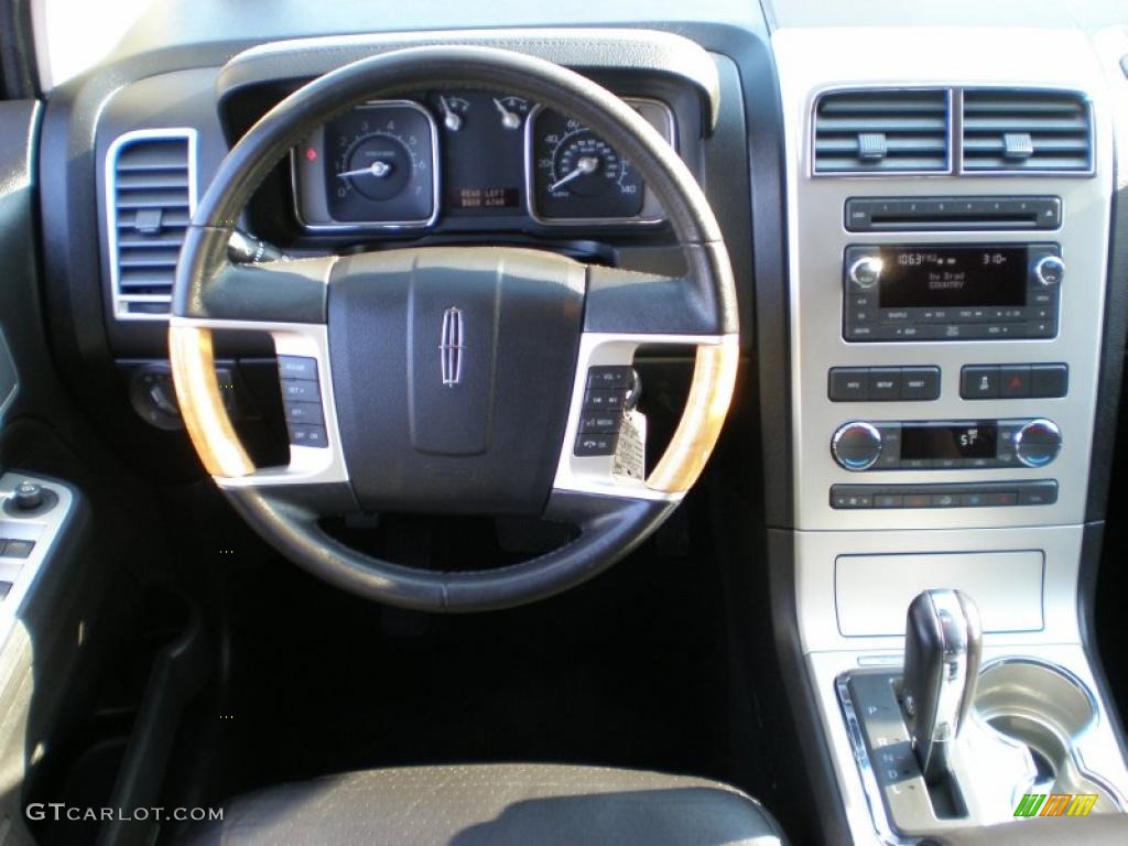 2009 Lincoln MKX Standard MKX Model Ebony Black Dashboard Photo #45717862