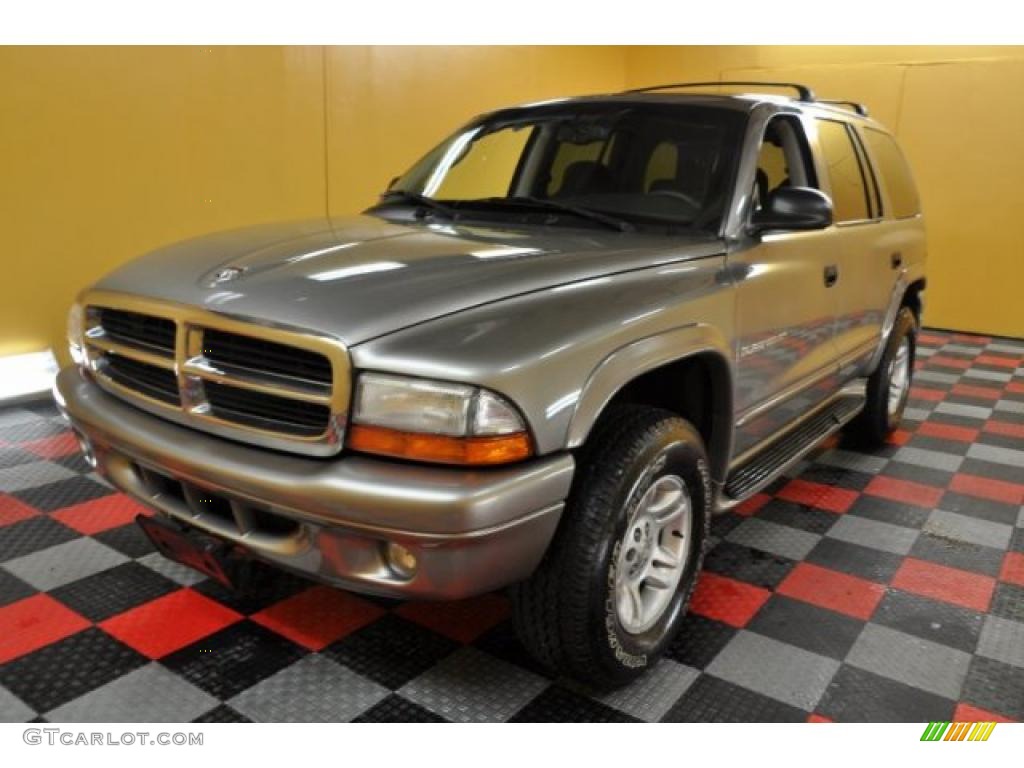 2001 Durango SLT 4x4 - Bright Platinum Metallic / Dark Slate Gray photo #2
