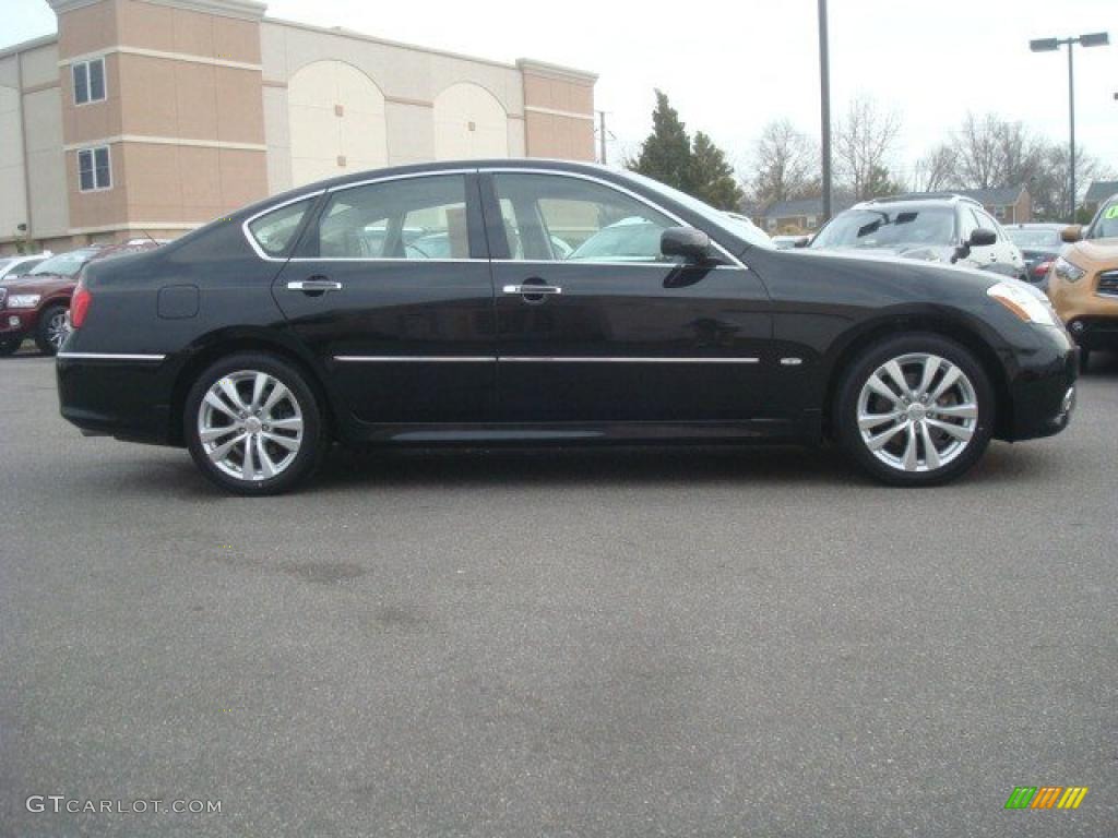 Black Obsidian 2009 Infiniti M 45 Sedan Exterior Photo #45718451