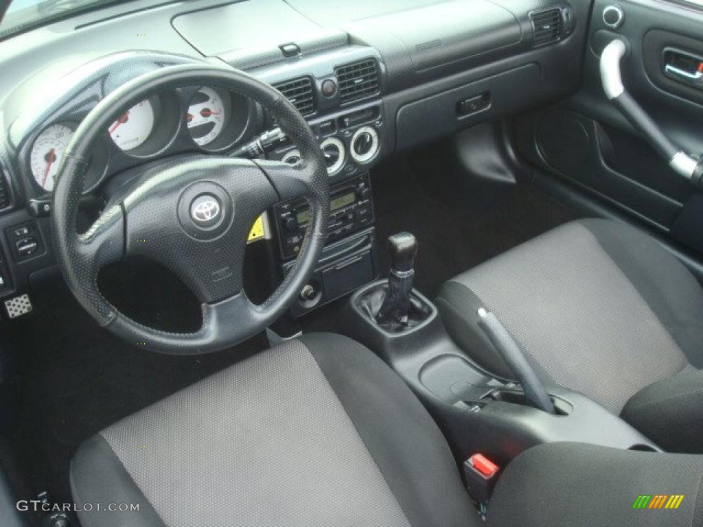 Gray Interior 2003 Toyota MR2 Spyder Roadster Photo #45719132