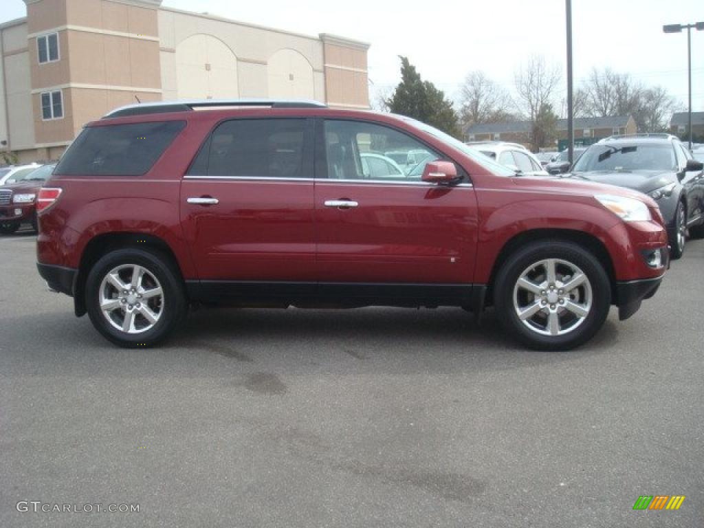 2007 Outlook XR AWD - Red Jewel / Black photo #3