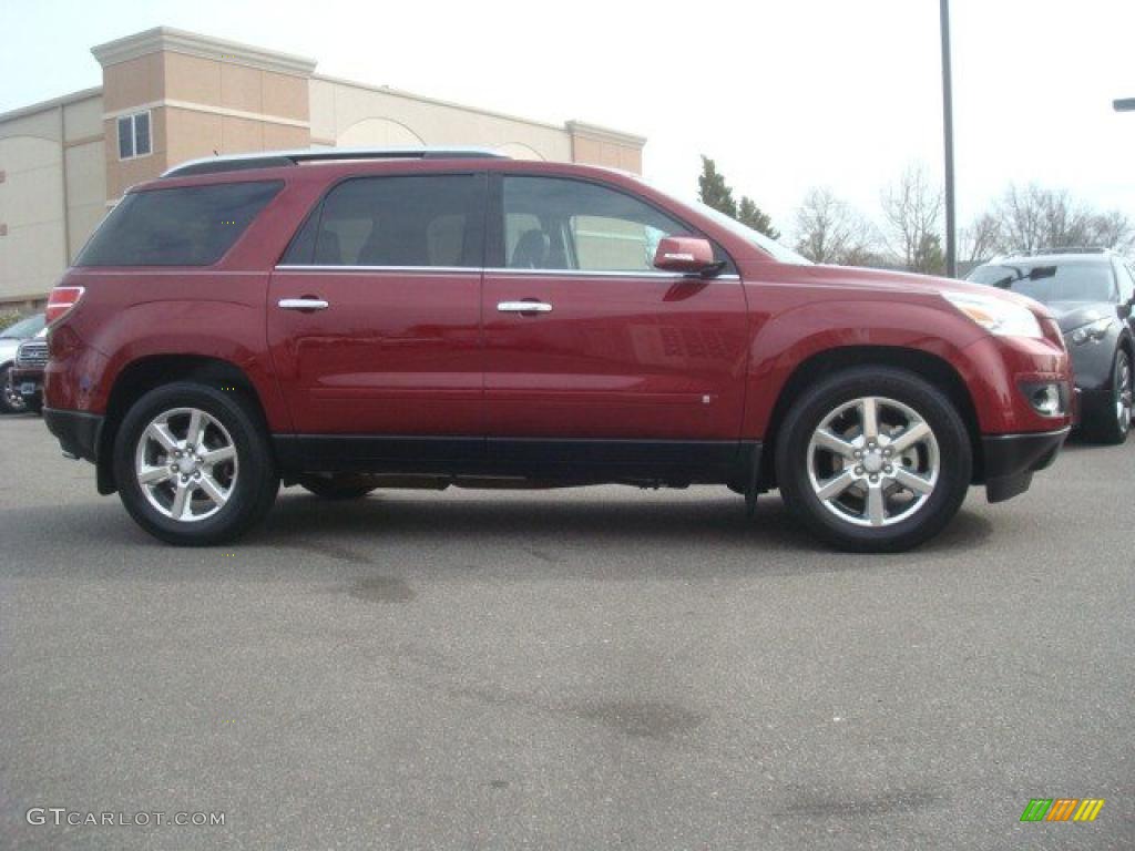2007 Outlook XR AWD - Red Jewel / Black photo #4