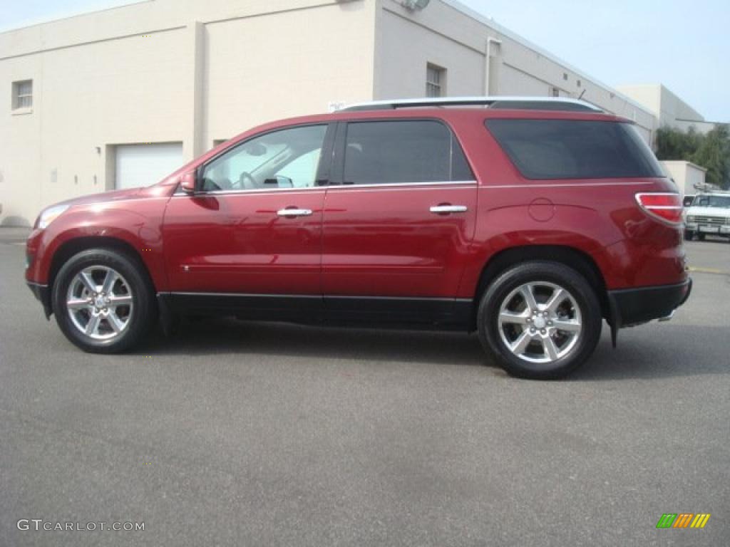 2007 Outlook XR AWD - Red Jewel / Black photo #7