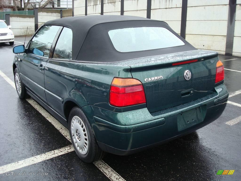 2002 Cabrio GLS - Bright Green Pearl / Black photo #2