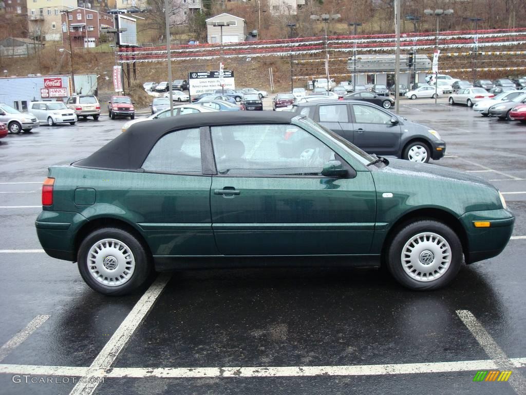 2002 Cabrio GLS - Bright Green Pearl / Black photo #5