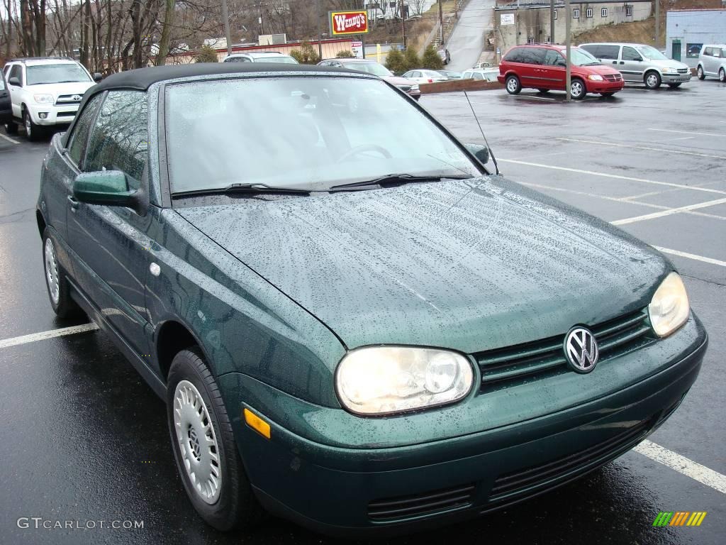 2002 Cabrio GLS - Bright Green Pearl / Black photo #6