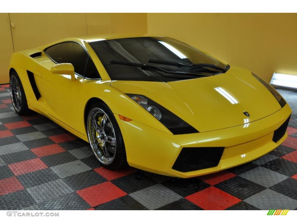 Giallo Midas 2004 Lamborghini Gallardo Coupe Exterior Photo #45719804