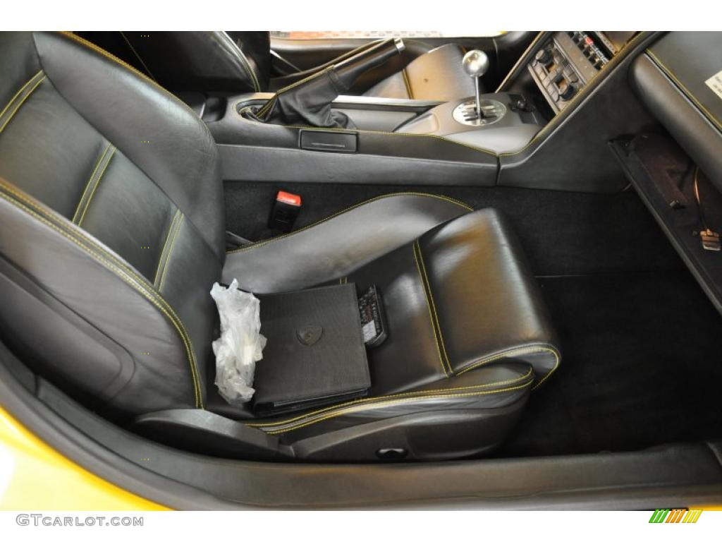Nero Perseus Interior 2004 Lamborghini Gallardo Coupe Photo #45720076