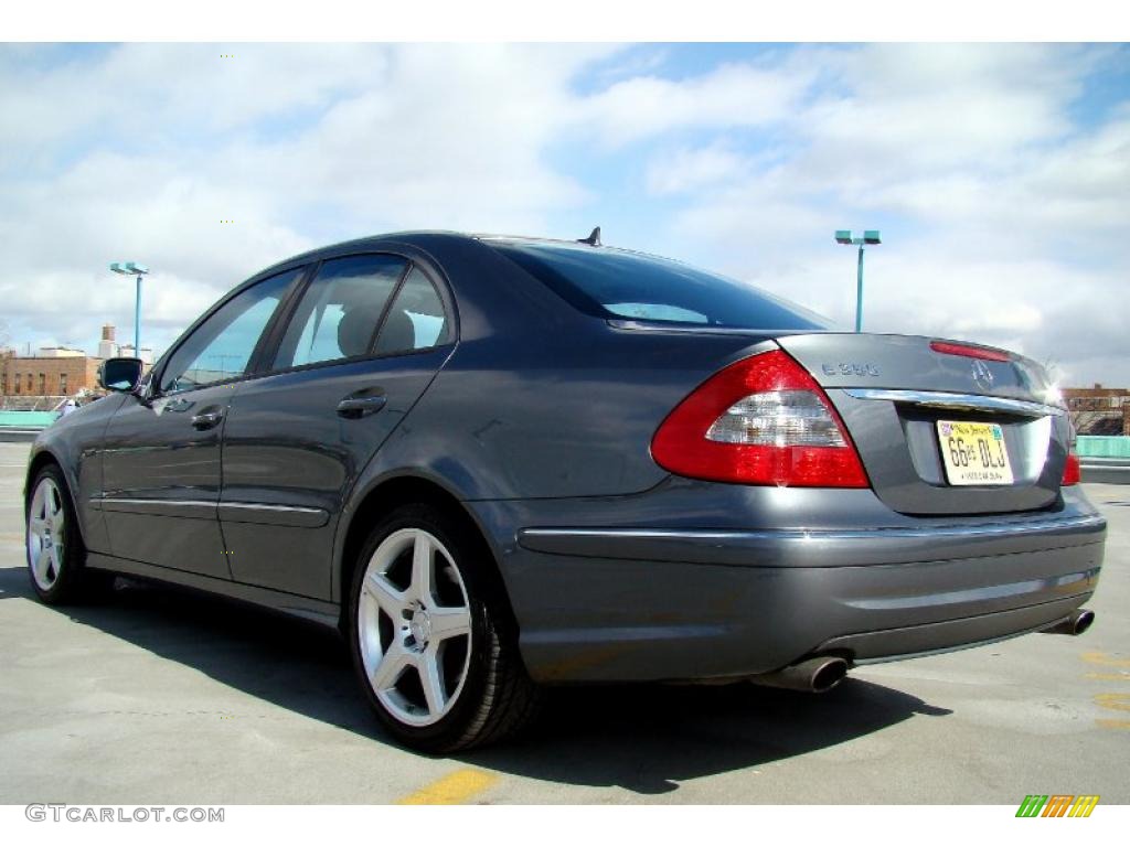 2009 E 350 4Matic Sedan - Flint Grey Metallic / Black photo #4