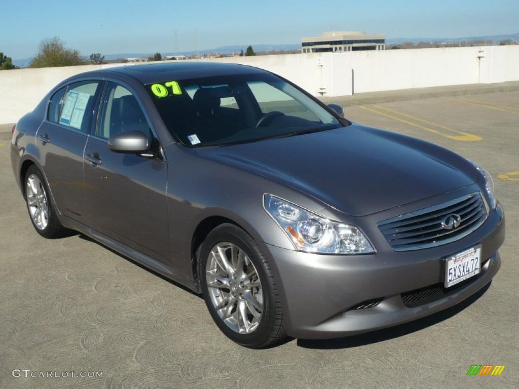Platinum Graphite Metallic 2007 Infiniti G 35 S Sport Sedan Exterior Photo #45721987