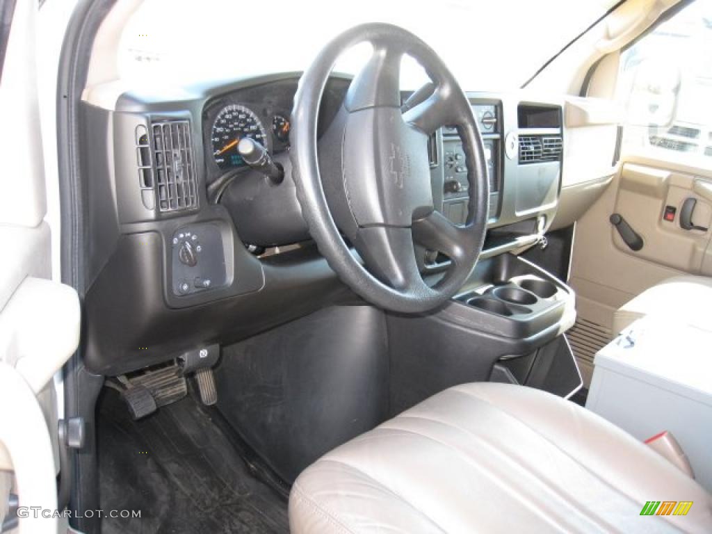 2007 Chevrolet Express 1500 Commercial Van Neutral Dashboard Photo #45723571