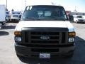 2008 Oxford White Ford E Series Van E350 Super Duty Commericial Extended  photo #2