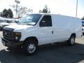 2008 Oxford White Ford E Series Van E350 Super Duty Commericial Extended  photo #3