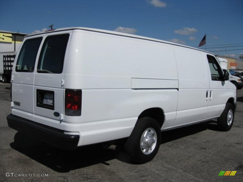 Oxford White 2008 Ford E Series Van E350 Super Duty Commericial Extended Exterior Photo #45723718