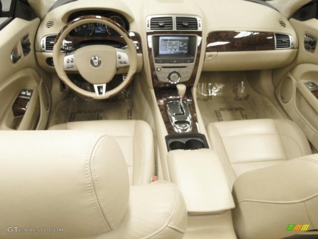 2008 Jaguar XK XKR Convertible Caramel Dashboard Photo #45729354