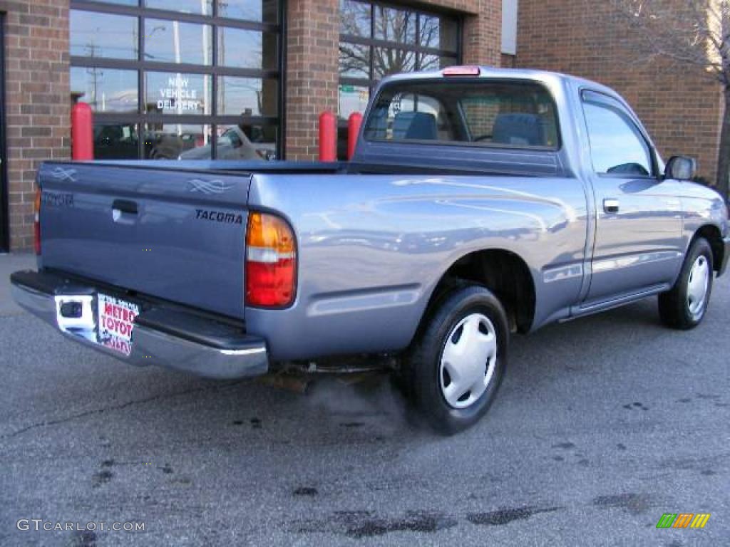 1998 Tacoma Regular Cab - Mystic Purple Mica / Gray photo #3