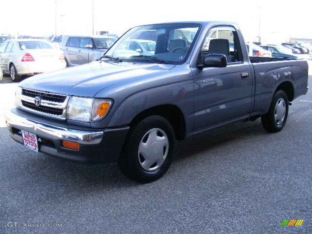 1998 Tacoma Regular Cab - Mystic Purple Mica / Gray photo #6