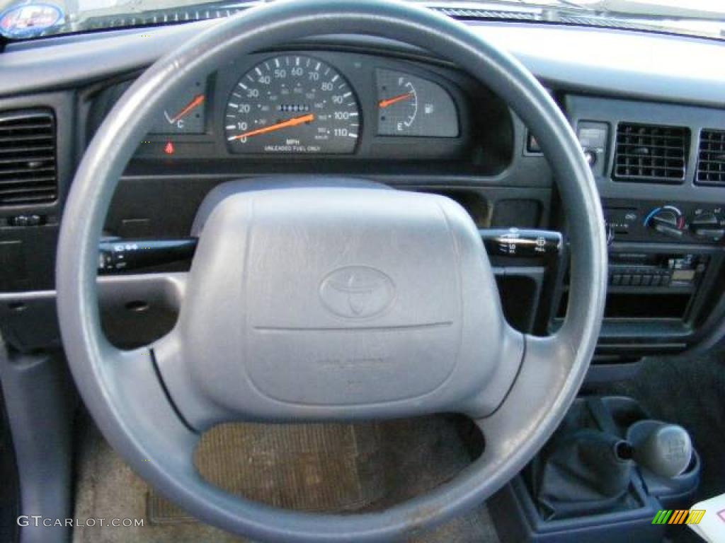 1998 Tacoma Regular Cab - Mystic Purple Mica / Gray photo #13