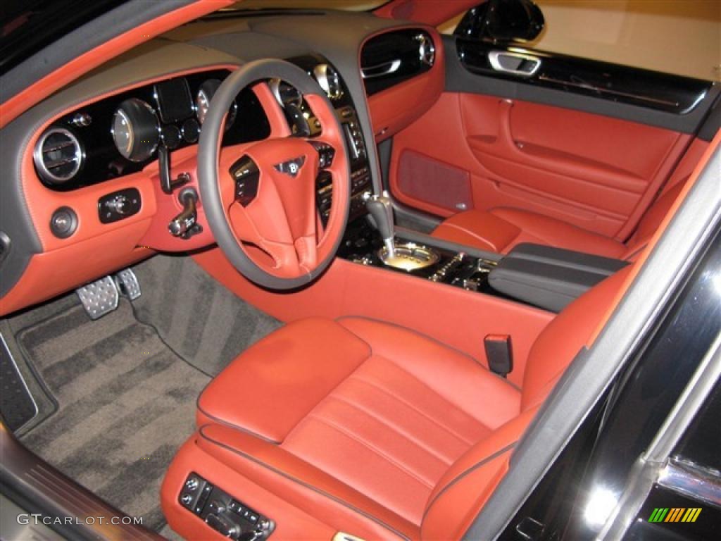 Fireglow Interior 2010 Bentley Continental Flying Spur Standard Continental Flying Spur Model Photo #45730186