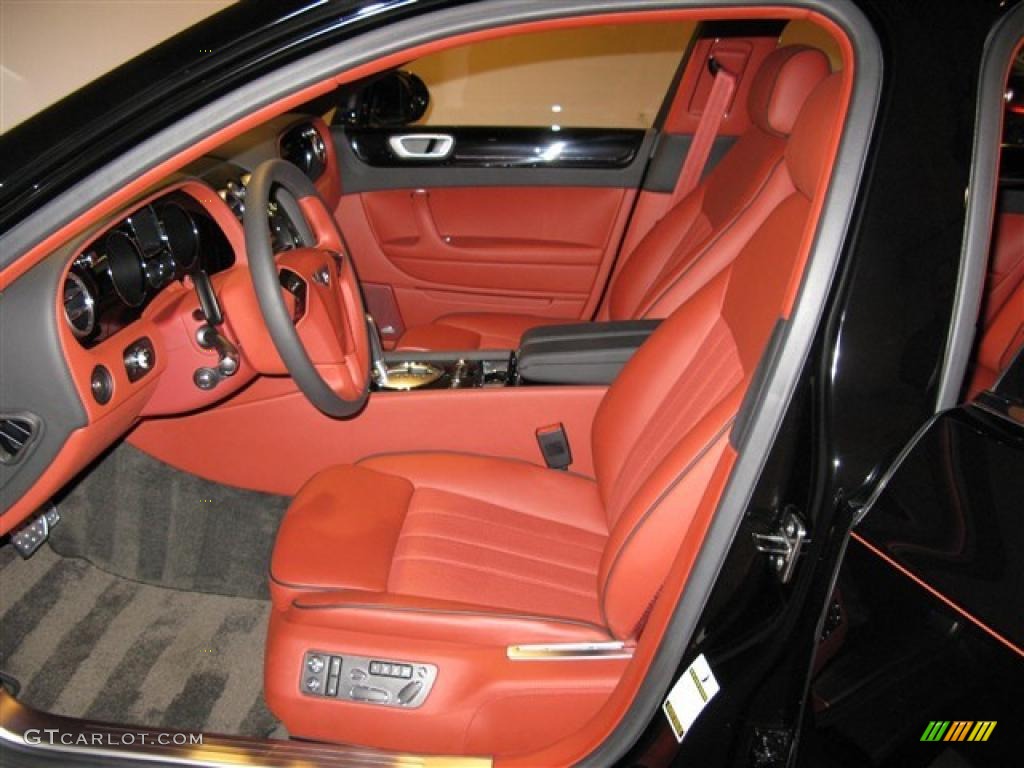 Fireglow Interior 2010 Bentley Continental Flying Spur Standard Continental Flying Spur Model Photo #45730278