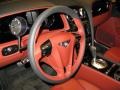 2010 Bentley Continental Flying Spur Fireglow Interior Steering Wheel Photo