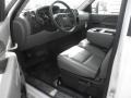 Dark Titanium 2011 GMC Sierra 2500HD Work Truck Regular Cab Chassis Interior Color