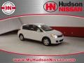 2010 Fresh Powder White Nissan Versa 1.8 S Hatchback  photo #1